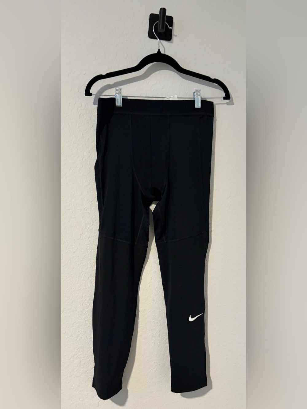 Nike Pro Dri-FIT Men's Compression Tights Black XL Tight Fit Pocket